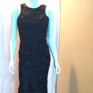 Beautiful Black Backout Evening Dress